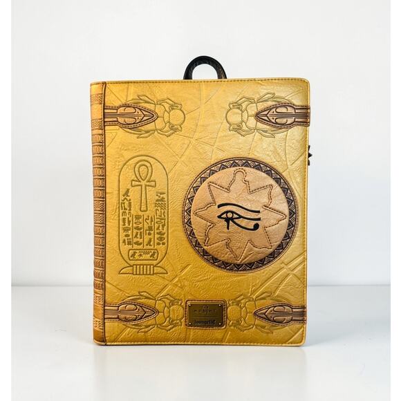 Loungefly The Mummy Book of the Living Backpack & Card Holder NWT